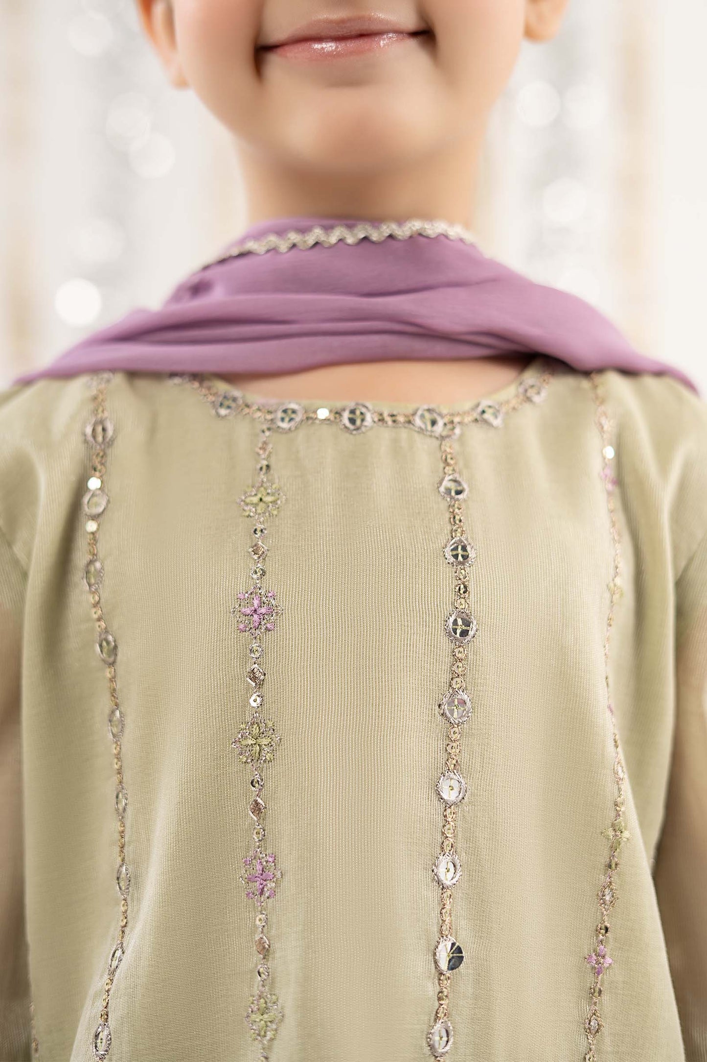 3 Piece Embroidered Masoori Suit