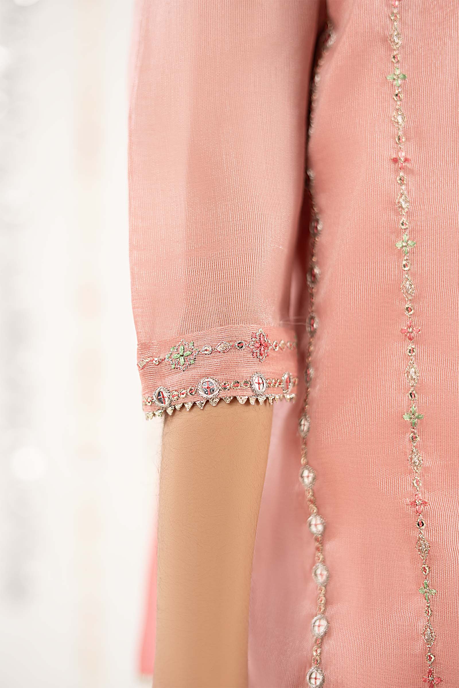 3 Piece Embroidered Masoori Suit