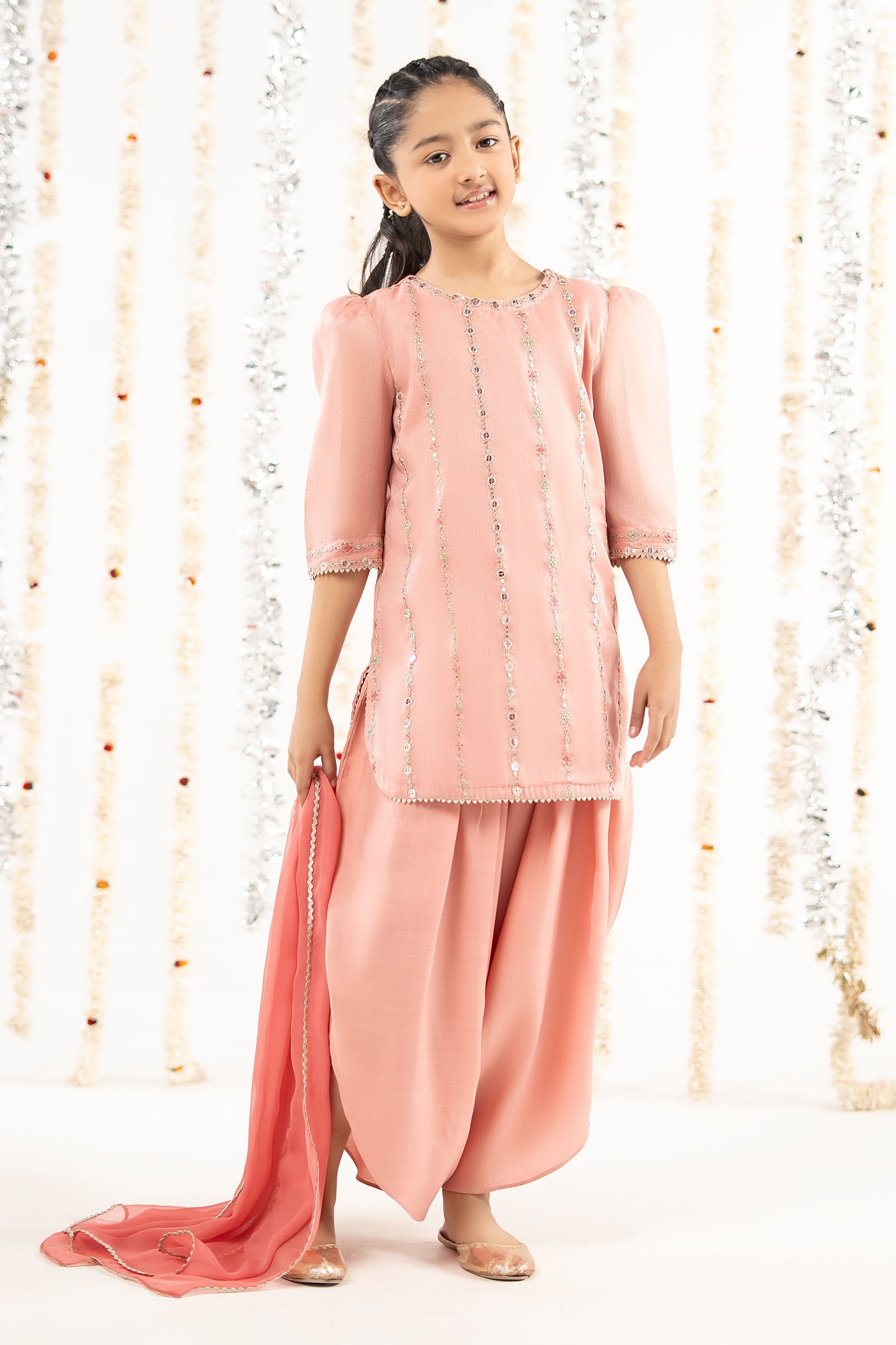 3 Piece Embroidered Masoori Suit