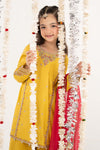 3 Piece Embroidered Raw Silk Suit