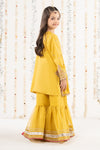 3 Piece Embroidered Raw Silk Suit