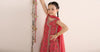 3 Piece Embroidered Raw Silk Suit
