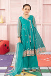3 Piece Embroidered Organza Suit