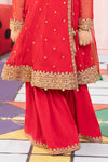 3 Piece Embroidered Net Suit