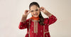 3 Piece Embroidered PK Raw Silk Suit