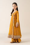 3 Piece Embroidered Poly Net Suit