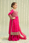 3 Piece Embroidered Raw Silk Suit