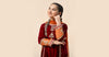 3 Piece Embroidered Velvet Suit