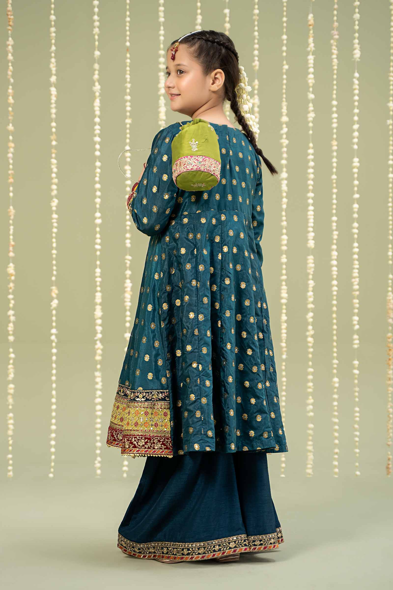 3 Piece Embroidered Jamawar Suit