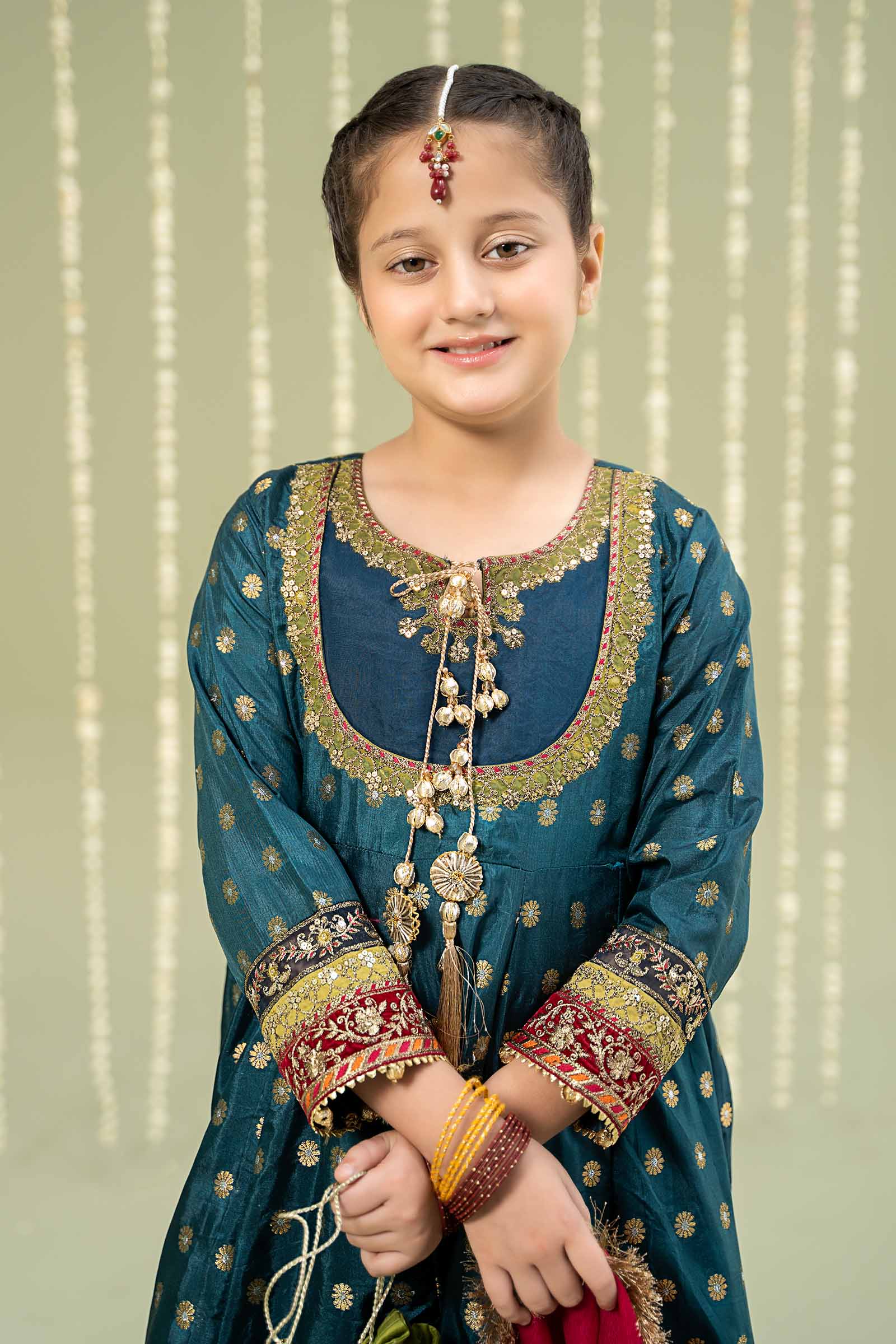 3 Piece Embroidered Jamawar Suit