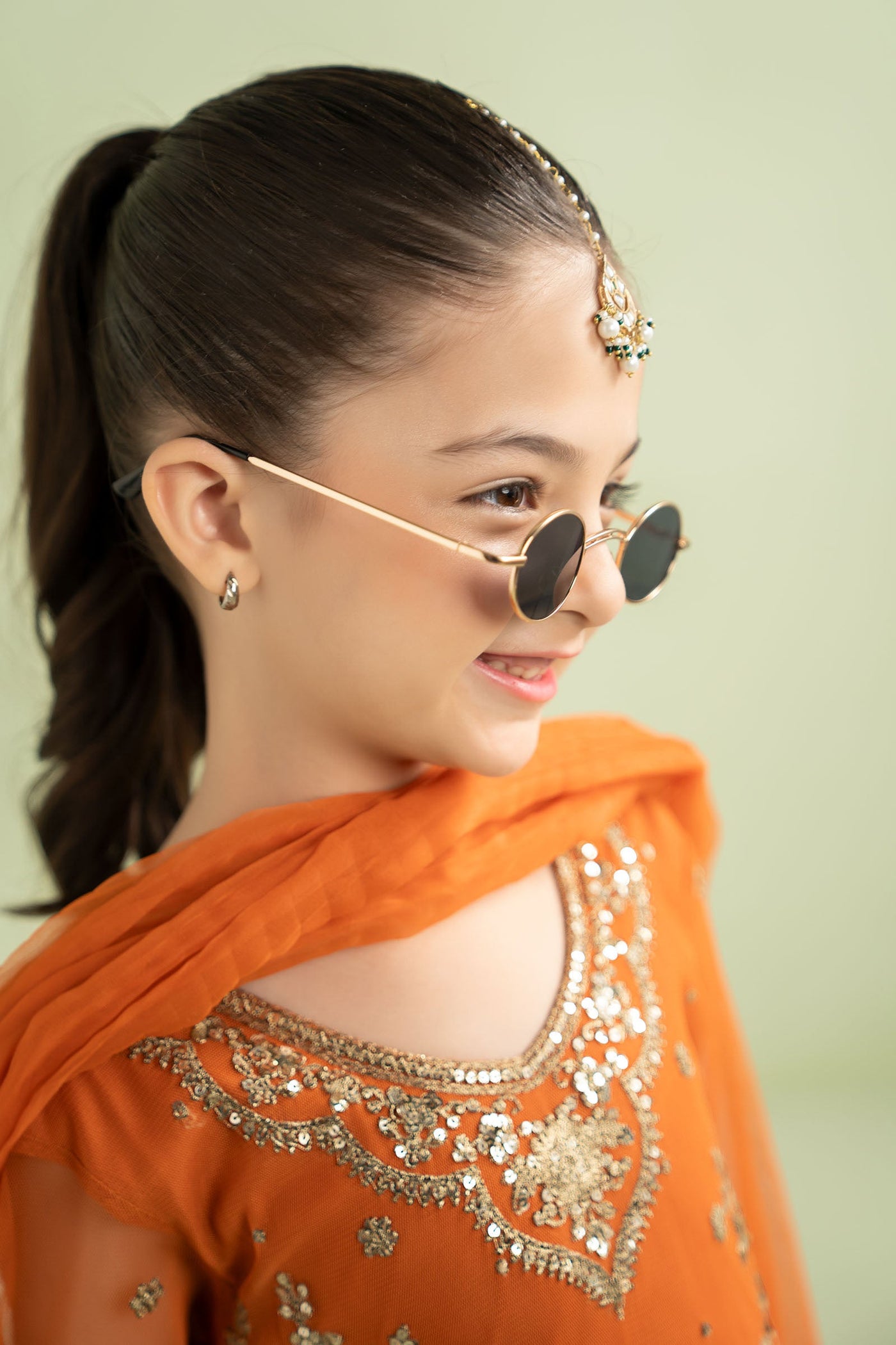 3 Piece Embroidered Net Suit