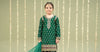 3 Piece Embroidered Raw Silk Suit