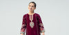 3 Piece Embroidered Velvet Suit