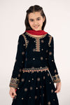 3 Piece Embroidered Velvet Suit