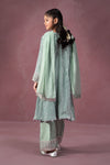 3 Piece Embroidered Velvet Suit