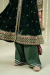 3 Piece Embroidered Velvet Suit
