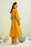 2 Piece Embroidered Velvet Suit