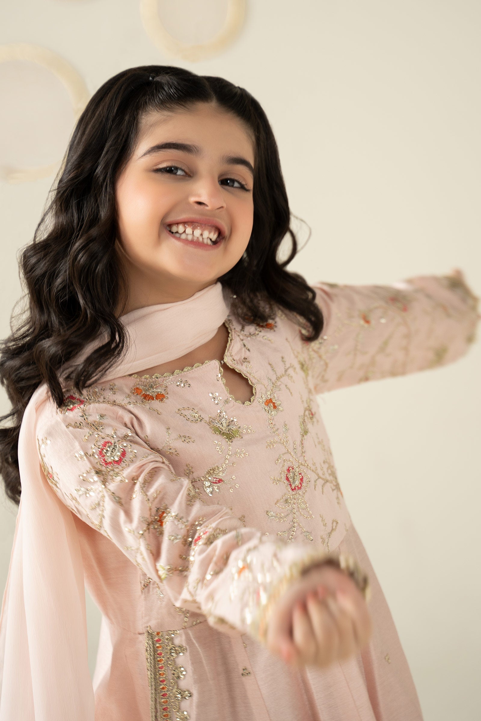 3 Piece Embroidered Cotton Silk Suit