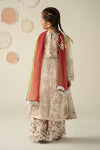 3 Piece Embroidered Organza Suit