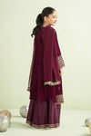3 Piece Embroidered Velvet Suit