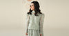 3 Piece Embroidered Organza Suit