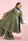 3 Piece Embroidered PK Raw Silk Suit