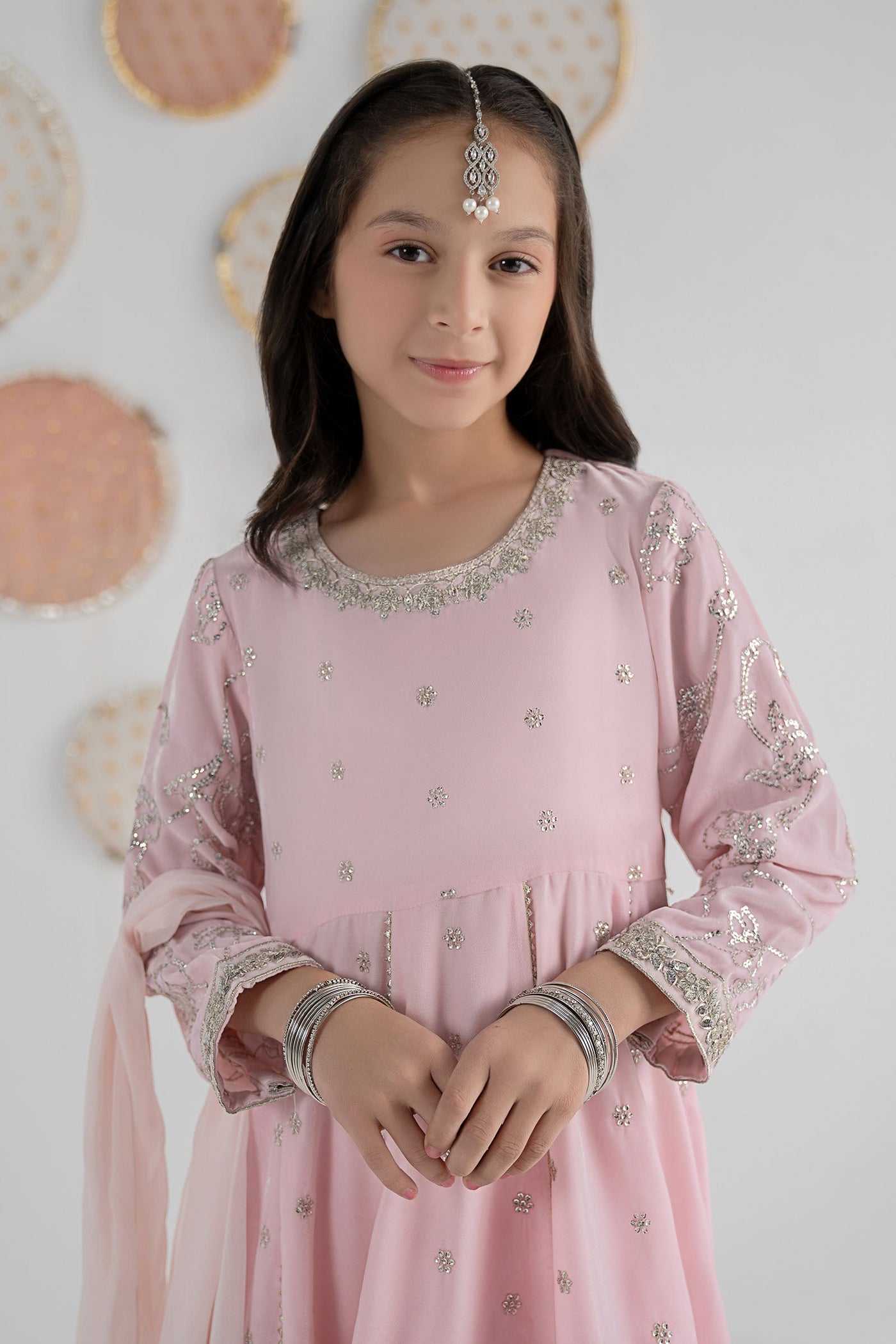 3 Piece Embroidered Velvet Suit