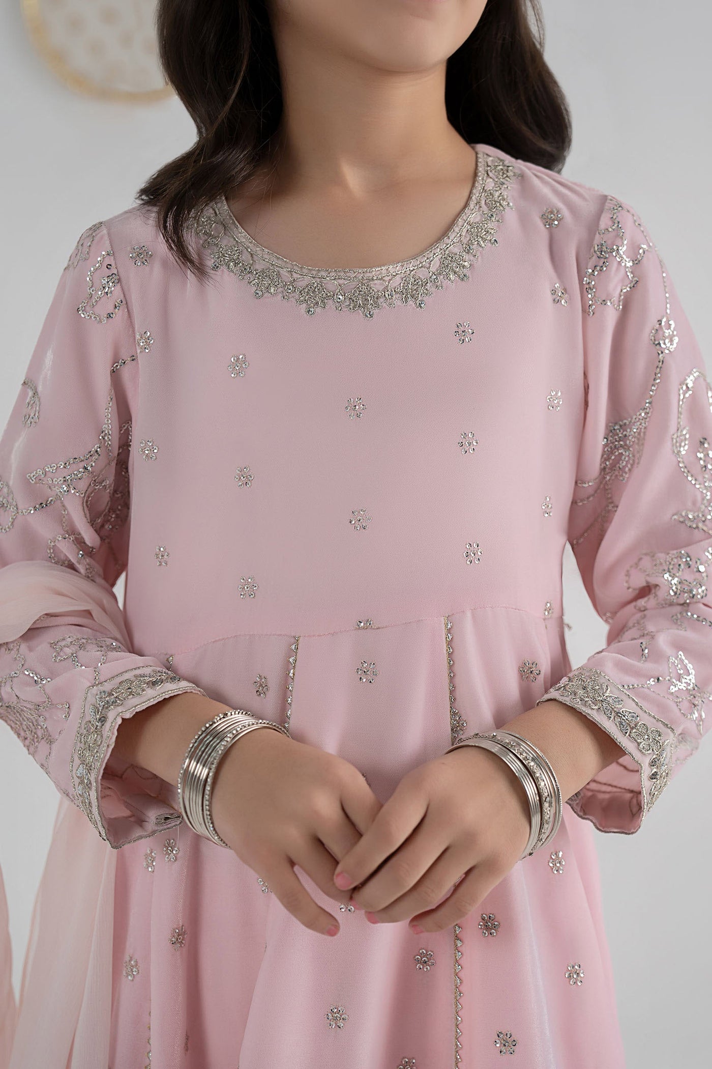 3 Piece Embroidered Velvet Suit