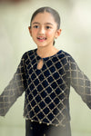 3 Piece Embroidered Velvet Suit