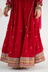 3 Piece Embroidered Velvet Suit