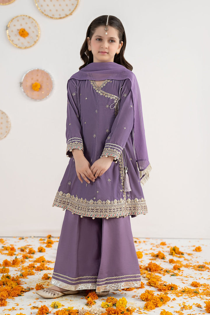 3 Piece Embroidered Velvet Suit All Products MSW2549-023-LIA