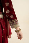 3 Piece Embroidered Net Suit