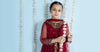 3 Piece Embroidered Organza Suit