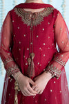 3 Piece Embroidered Organza Suit