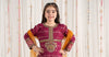 3 Piece Embroidered Raw Silk Suit