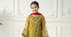 3 Piece Embroidered Poly Organza Suit