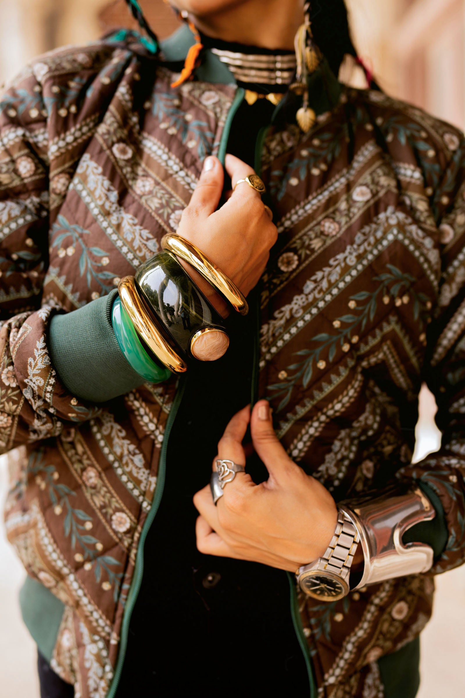 Printed Cambric Jacket