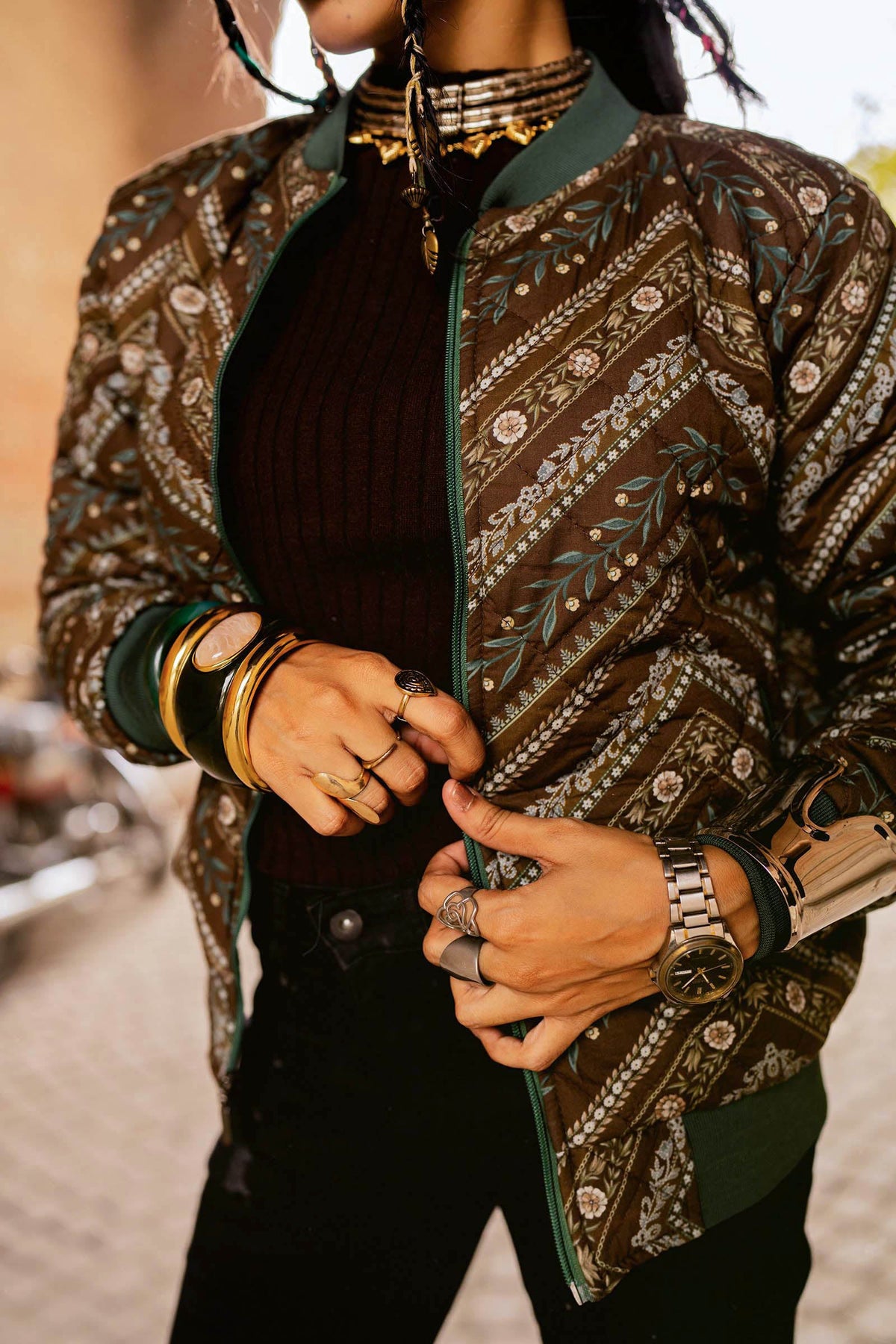 Printed Cambric Jacket