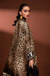 2 Piece Printed Pure Charmeuse Silk Suit