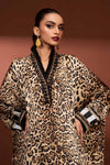 2 Piece Printed Pure Charmeuse Silk Suit