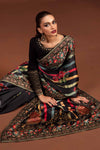 Embroidered Pure Charmeuse Silk Saree