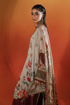 3 Piece Embellished Satin Silk Suit