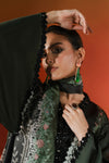 3 Piece Embroidered Satin Silk Suit