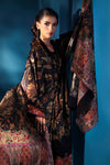 3 Piece Embroidered Satin Silk Suit