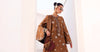 3 Piece Embroidered Tissue Staple Suit