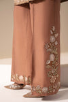 3 Piece Embroidered Silk Suit