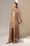3 Piece Embroidered Silk Suit