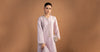 3 Piece Embroidered Raw Silk Suit
