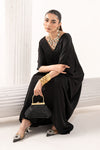 3 Piece Embroidered Satin Silk Suit