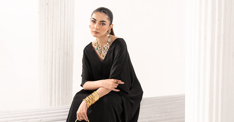 3 Piece Embroidered Satin Silk Suit